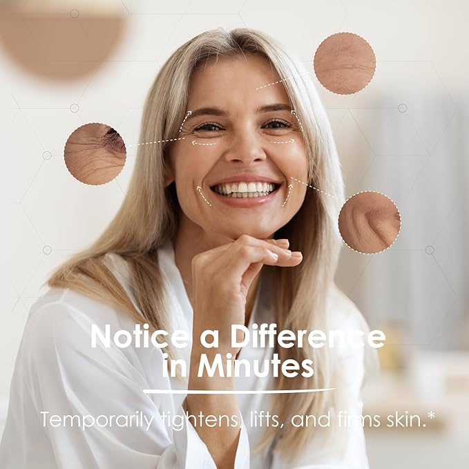 MaxiLift Serum, Instant Face Lift Cream, Skin Serum for Face & Instant Eye Lift, Smooth & Firm Loose Sagging Skin, Fine Lines & Wrinkles Within 2 Minutes, 0.5 Fl Oz (Set of 3)