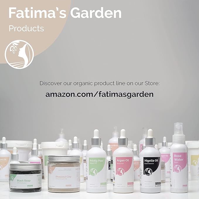 Fatima's Garden Rhassoul with Prickly Pear - Hydrating Face & Hair Mask, 250g
