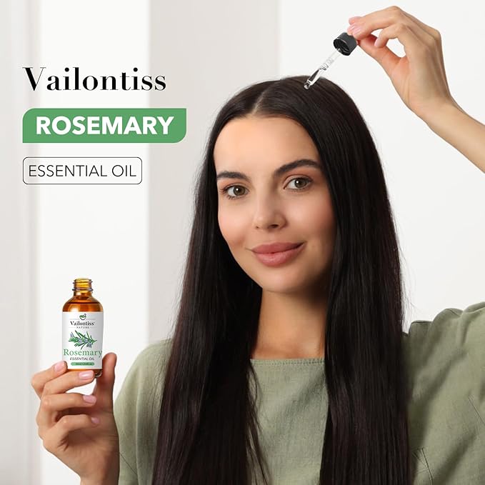 Rosemary Oil, Scalp & Hair Strengthening Oil, Rosemary Oil for Hair Growth, Dandruff Removal and Hair Strengthening for All Hair Types(Rosemary Oil, 30ml)