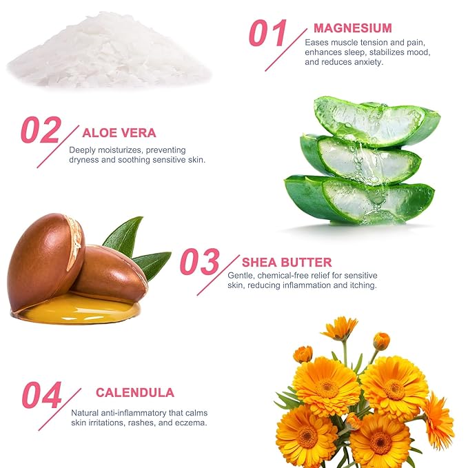 Magnesium Cream for Kids,Magnesium Lotion for Sleep,Natural Bedtime Lotion Relaxation & Relieves Stress, Natural Body Butter for Deep Hydration - Safe for Kids