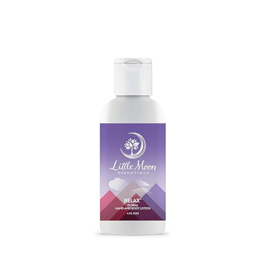 Little Moon Essentials Floral Hand & Body Lotion, Relax, 4 oz.