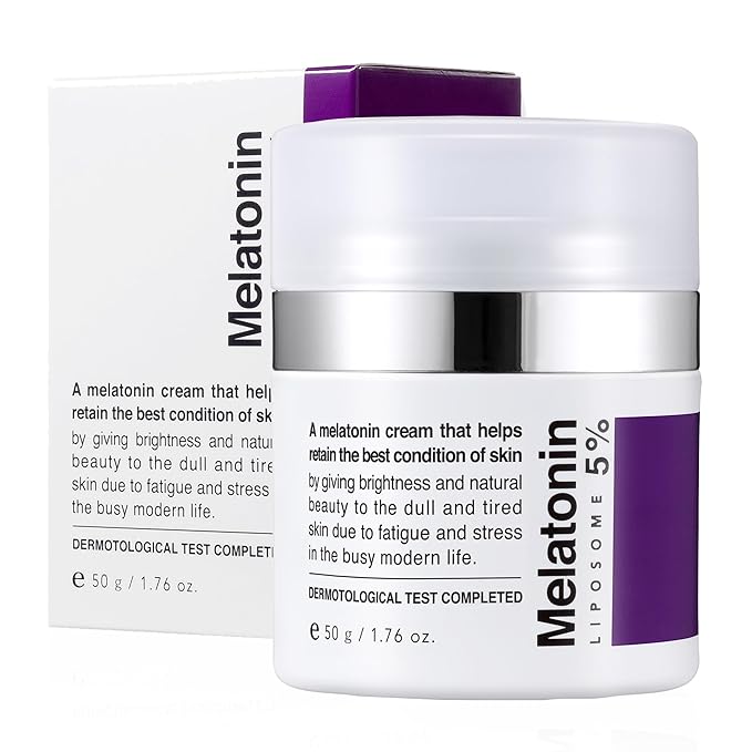 Time Return Melatonin Cream | Face Hydrating Cream & Face Moisturizer for Dry Skin | Relaxing Face Cream for Women & Men | Melatonin Face Cream for Resilient Skin, 1.76 oz
