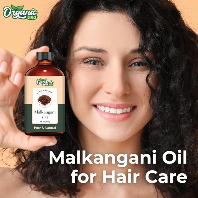 Malkangni Seed (Celastrus paniculatus) Oil | Pure & Natural Carrier Oil for Massage, Skin Care, Hair Care - 118ml/3.99fl oz