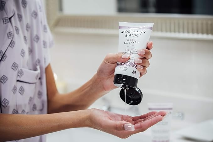 Moroccan Magic Sleep Face Wash | Clean Beauty | Sweet Lavender | Vegan | Cruelty-Free