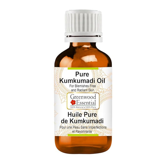 Pure Kumkumadi Oil For Blemishes Free and Radiant Skin Premium Therapeutic Grade for Hair, Skin & Aromatherapy 30ml (1 oz)