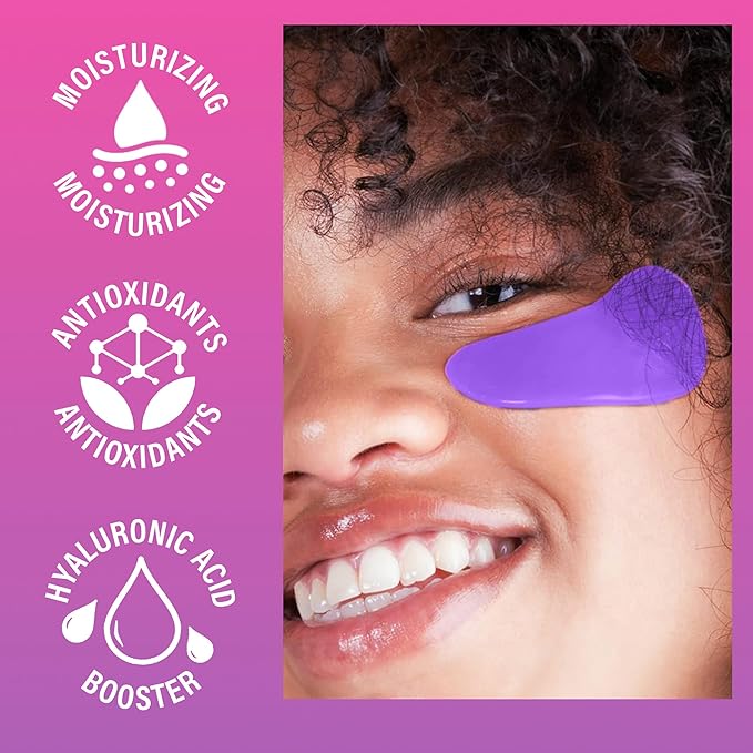 Eye Patches for Dark Circles and Puffiness, Under Eye Mask with Hyaluronic Acid and Kakadu Plum, Vegan and Cruelty-Free Under Eye Patches, Kakadu Plum Eye Masks, 5-Pack