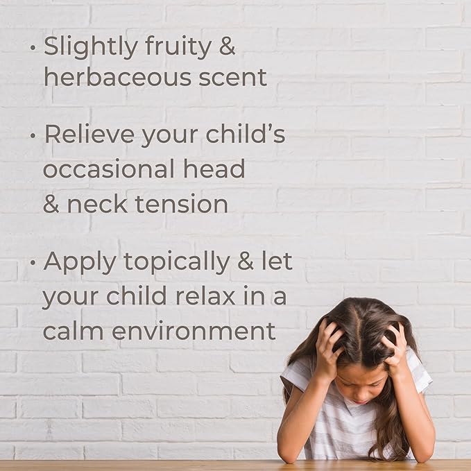 Plant Therapy KidSafe Tension Tamer Essential Oil Blend Pre-Diluted Roll-On 10 mL (1/3 oz) 100% Pure, Therapeutic Grade