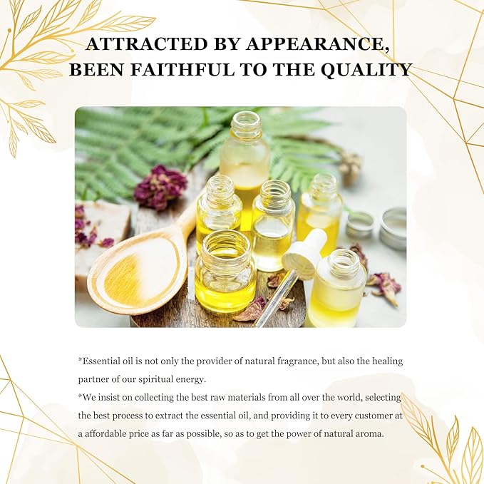 Frankincense Essential Oil 10 ml Pure Essential Oil with Glass Drop Great for Diffusers,Aromatherapy, Soap & Candle Making, Humidifier - 0.33 Fl oz