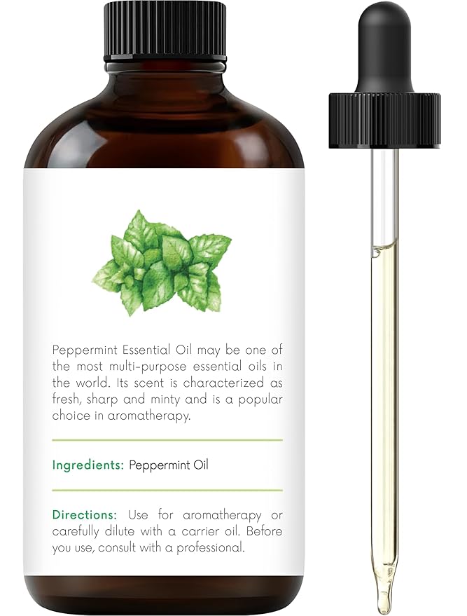 Handcraft Blends Peppermint Essential Oil - 1 Fl Oz - 100% Pure and Natural - Premium Grade Essential Oil for Diffuser and Aromatherapy