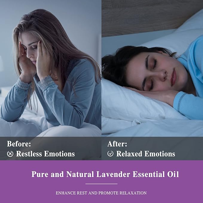 Lavender Essential Oil 30ML/ 1.01FL.OZ, MAYJAM Pure Aromatherapy Lavender Oil for Massage, Diffuser, Soap Making, Long Lasting Scents