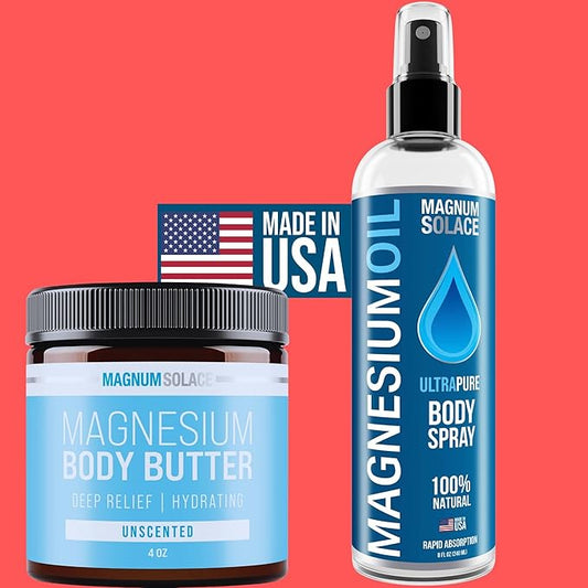 Magnesium Spray and Magnesium Body Butter Cream