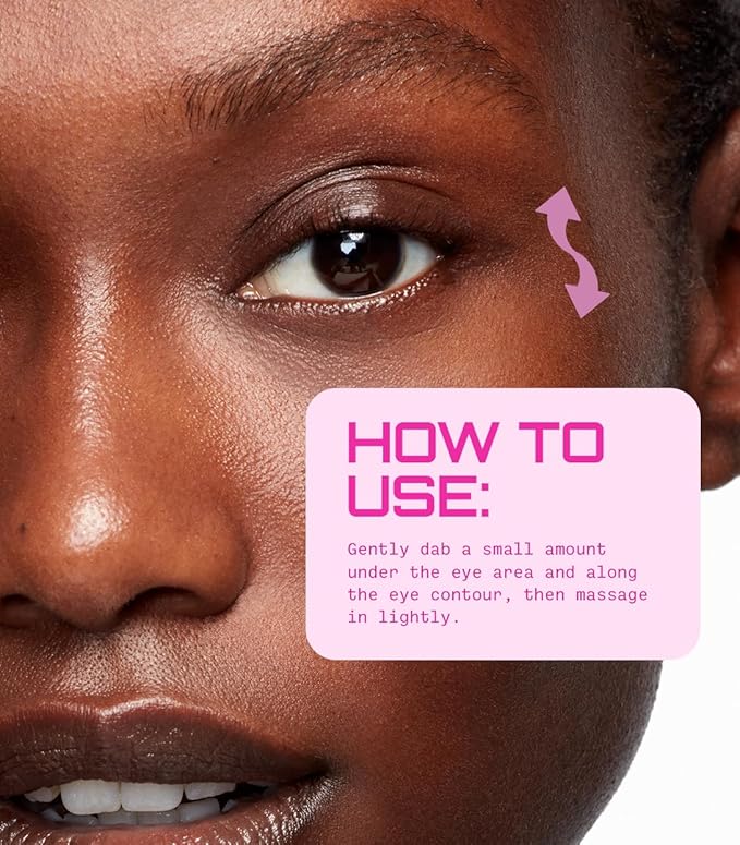 MAKE Beauty Orbital Balm - Hydrating Under Eye Cream for Dark Circles, Puffiness and Wrinkles. Illuminating Formula, Firming Eye Moisturizer Treatment with Anti-Aging Effect