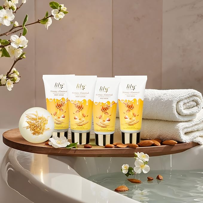 Mothers Day Gifts for Mom - 18-Piece Luxury Bath & Body Gift Basket Set for Women, Spa Gift Basket Self Care & Pampering Gifts for Her | Christmas, Birthday Gifts, All Occasion Present with Bath Bomb