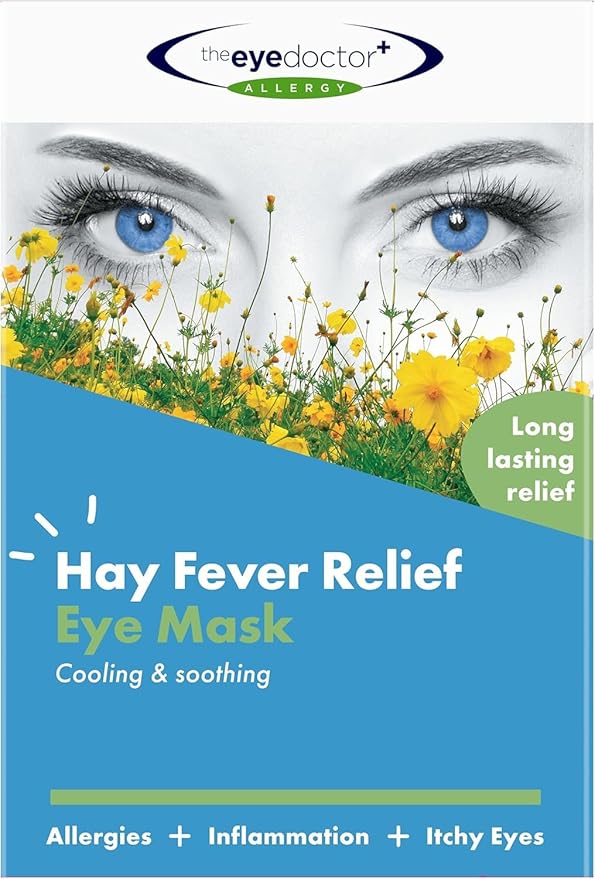 The Eye Doctor Allergy - Cold Eye Compress for Allergy & Hayfever Symptoms, Inflammation, Puffy Eyes, Headaches and Migraines. Reusable Gel Eye Mask for Soothing Relief – Cold Therapy