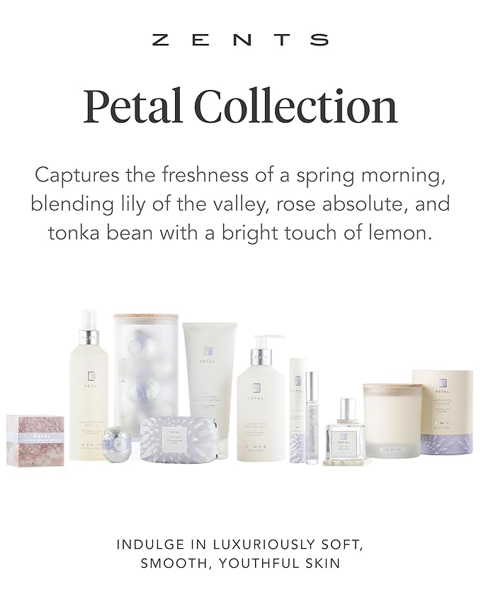 Zents Age-Defying Probiotic Body & Hand Lotion (Petal) | Moisturizing Lotion with Hyaluronic Acid & Organic Shea Butter | Nourishes & Hydrates Skin | 6.4 fl oz