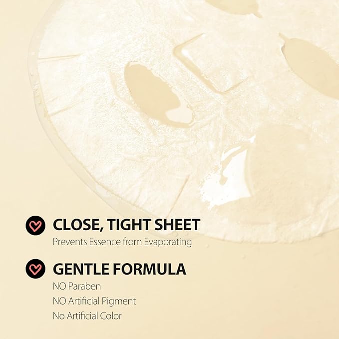 SHIONLE 12 Combo Pack B Essential Facial Mask Sheet, 6 Types Korean Essence Skincare Home Spa Self Care Treatment Mask, Hydrating Soothing For All Skin