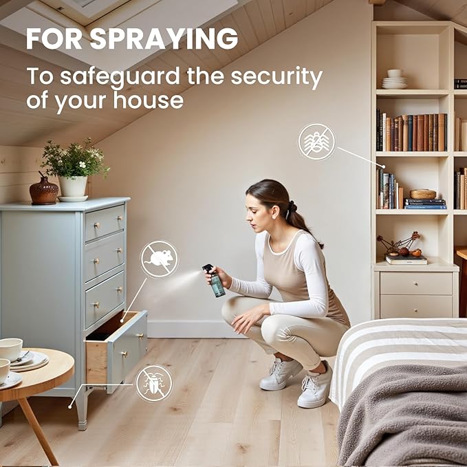 HIQILI 100ML Peppermint Essential Oil with Summer Travel Bottle and Glass Dropper, 100% Pure and Natural Therapeutic Grade