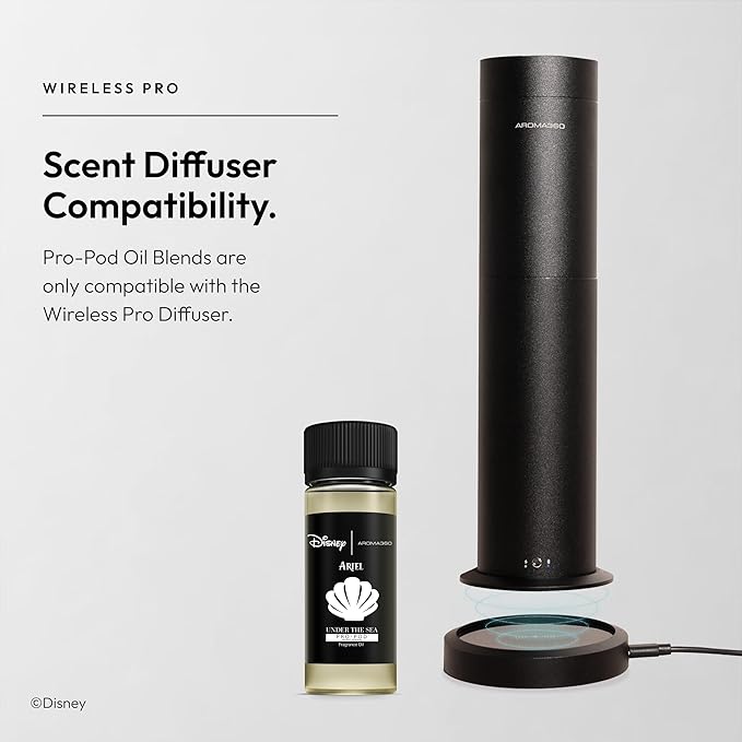 Aroma360 | Disney Under The Sea Pro-Pod Fragrance Oil Blend | The Little Mermaid | Princess Ariel | Luxury Essential Oil | Aromatherapy Scent Diffuser Oil | Bergamot, Ivy and Ocean 1.7 fl oz, 50 mL