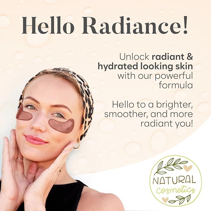 Caffeine Under Eye Patches(30 Pairs) Under Eye Patches for Dark Circles, Puffy Eyes - Caffeine