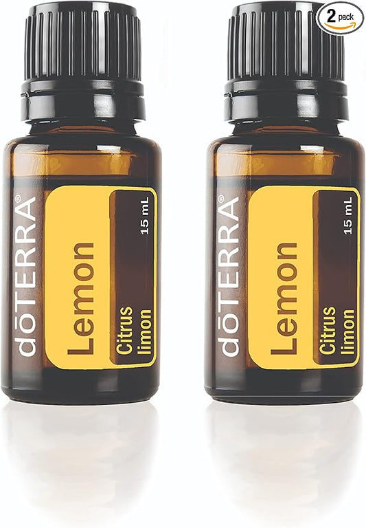 doTERRA Lemon Essential Oil - 15 ml (2 Pack)