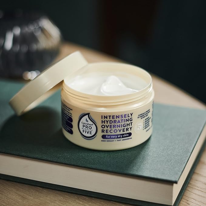 Pro Hydrate Five Body Moisturising Overnight Recovery 150 ml with Ceramides and Vitamin B5, Perfect for Dry Skin, Vegan Friendly, Cruelty Free