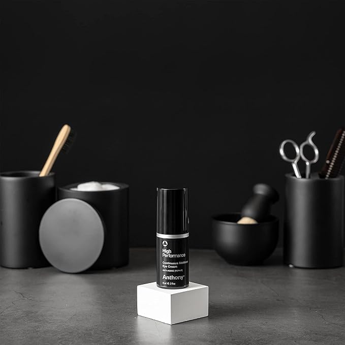 Anthony High-Performance Eye Cream, Anti-Aging Continuous Moisture With Vitamins A, C & E, Caffeine, Jojoba & Squalane, Reduces Puffiness, Dark Circles & Fine Lines, 0.5 Fl Oz