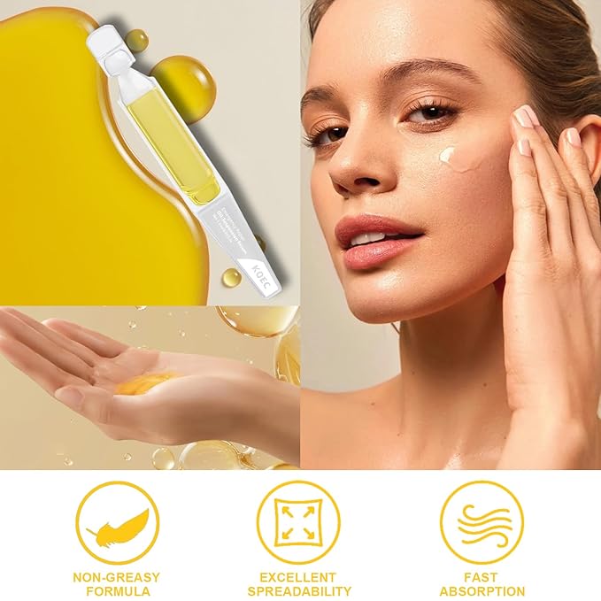 Collagen Anti-Aging Serum for Sensitive Skin | 4D Hyaluronic Acid + Triple Collagen Complex | Oil-Water Balance & Barrier Repair | Single-Use BFS Vials | 30 Single-Use Vials (1.5ml Each)