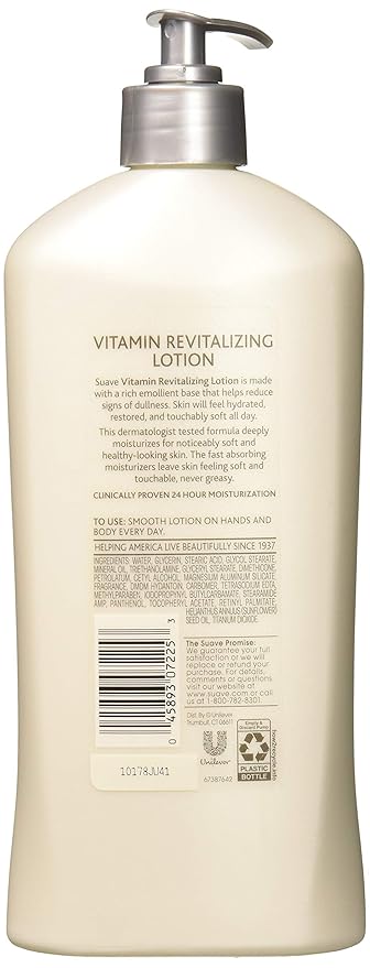 Suave Revitalizing with Vitamin E Body Lotion, 18 oz