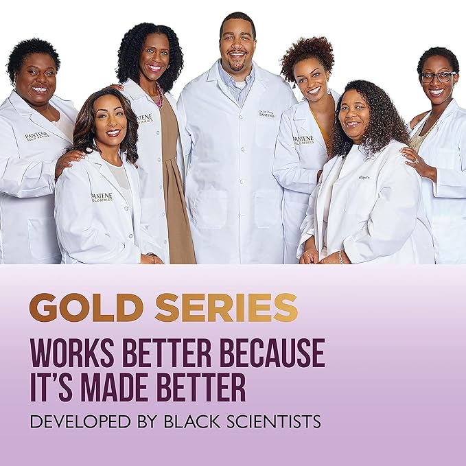 Pantene Gold Series New Lengths Anti-Breakage Defense Serum, Infused with Apricot Oil, Protects & Strengthens, for Natural, Textured, Curly, Coily Hair, Sulfate Free, 3 Fl Oz