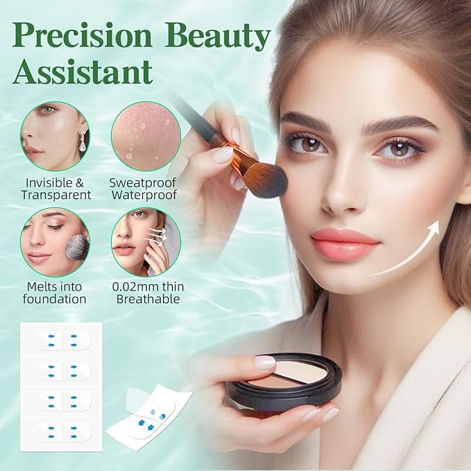 Face Tape Lifting Invisible,200PCS Face Lift Tape Invisible, Turkey Neck Tape Face Lifter Tape for Makeup Facelift Tape Instant Face Lift Facial Tape for Women Double Chin Jowls Eyebrow Sagging Skin