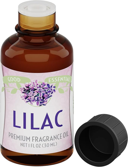 Good Essential Lilac Fragrance Oil 1 fl oz (30 ml) for Diffusers, Soap, Candle Making, Room Spray, Lotions, Aromatherapy