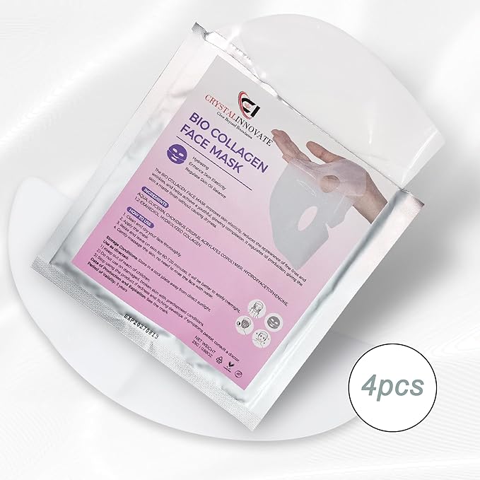 Deep Bio-Collagen Face Mask: Luxurious Treatment That Rejuvenates And Hydrates Your Skin. Enriched With Collagen, Boosts Elasticity, And Reduces Fine Lines, Radiant, Youthful Glow