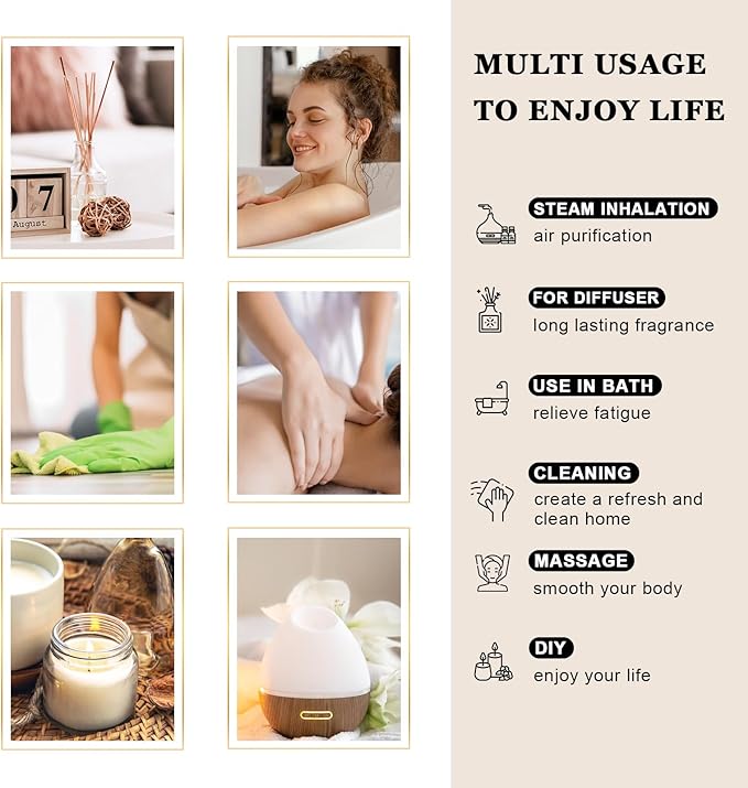 Manuka Essential Oil 118ml Large Capacity Pure Manuka Oil with Glass Dropper for Skin, Diffuser, Aromatherapy, Cleaning, Soap Candle Making - 4Fl.Oz