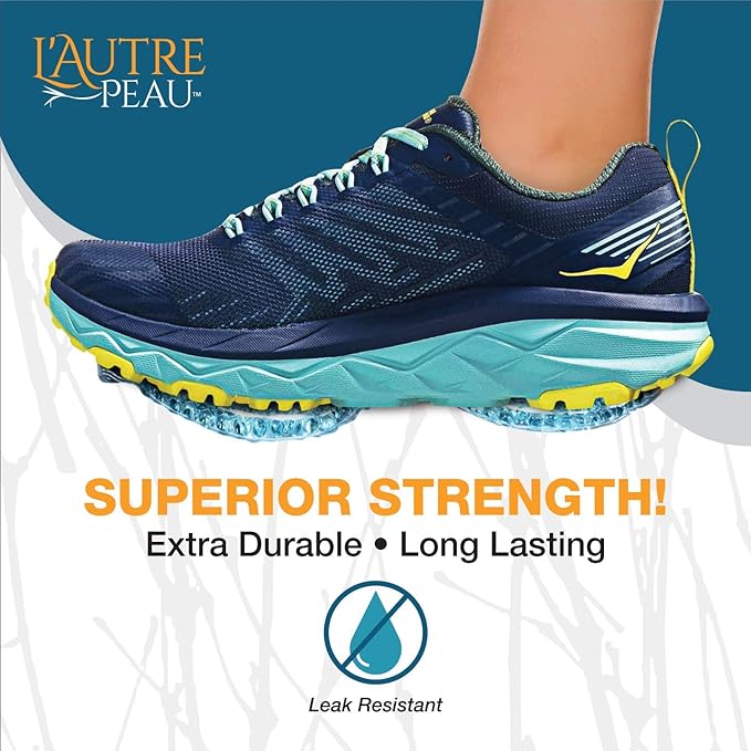 USA Merchant - Hot/Cold Plush Gel Bead Relief Wrap | Freeze Therapeutics by L'AUTRE PEAU | Hot Or Cold Reusable Ice Packs with Flexible Beads (Blue Full Eye Mask)