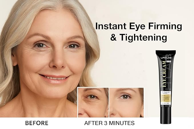 Instant Eye Bag Tightening Cream: Temporary Under Eye Puffiness Firming Removal - Rapid Tightener Reducer Treatment for Senior Men and Women, 0.5oz