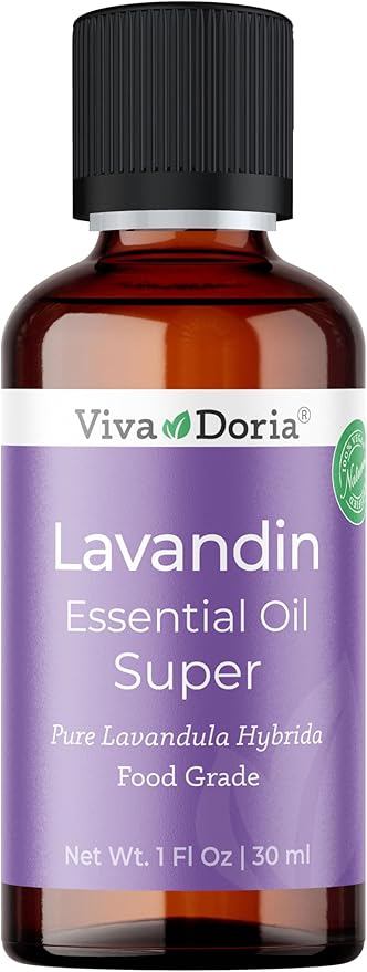 Viva Doria Lavandin Essential Oil, 100% Pure, Natural Essential Oil, Undiluted, for Aromatherapy | Food Grade, 30 mL (1 Fluid Ounce)