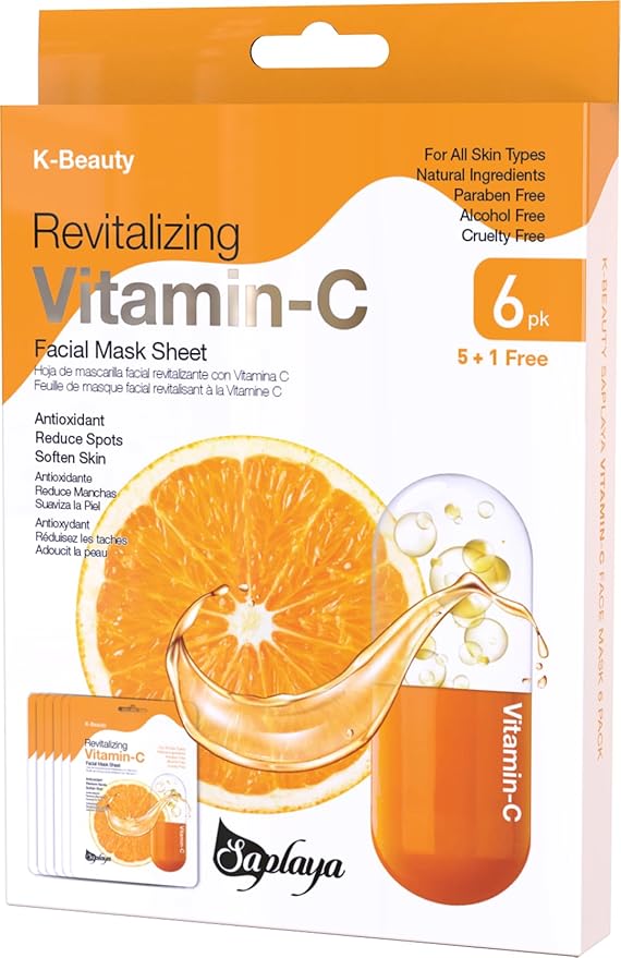 K-Beauty Facial Skincare Natural Beauty Multi-Pack Face Sheet Masks Balanced Skin Care Made In South Korea