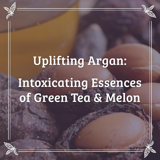 Pharmacopia Hotel Argan Oil Body Lotion - Vegan Moisturizer for Dry Skin, Aromatherapy Lotion with Melon and Green Tea Essence - Natural, Organic and Cruelty-Free Skin Care, 16.2 oz