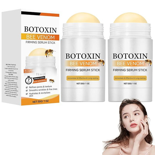 Botox Bee Venom Firming Serum Stick 30g, Bee Venom Wrinkle Removal Serum Stick, Firming & Wrinkle-Reducing Cream, Hydrates & Nourishes Skin Firming Cream For Face and Body