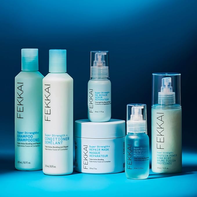 FEKKAI Super Strength+ PM Repair Serum - 1.7 fl oz - Overnight Hair Bonding Serum for 40% Fewer Split Ends - Free of Sulfates, Parabens, Phthalates - Vegan, Cruelty-Free