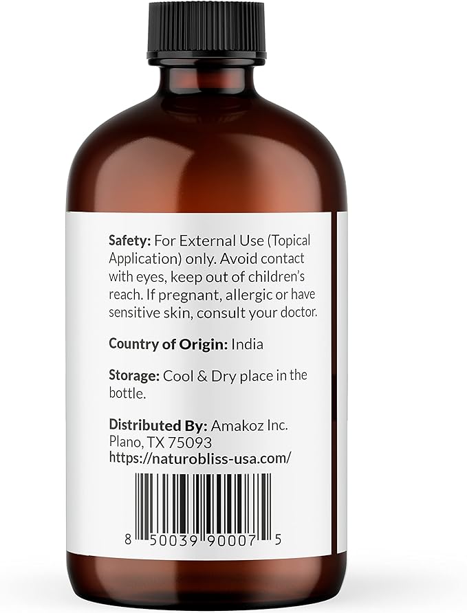 NaturoBliss 100% Pure Basil Essential Oil Therapeutic Grade Premium Quality (4 fl. oz) with Glass Dropper, Perfect for Aromatherapy