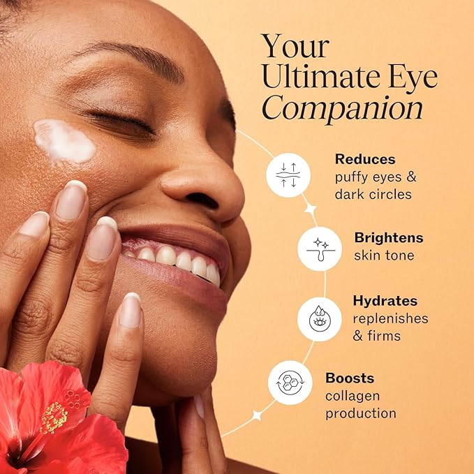 LilyAna Naturals Eye Cream for Dark Circles and Puffiness, Under Eye Cream for Wrinkles and Bags, Anti Aging Cream helps Improve Dryness; for Sensitive Skin 0.5 oz