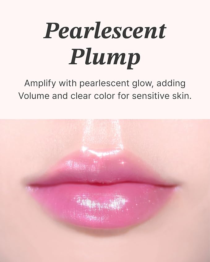 Glint Glow Lip Balm (Lilac Fantasia, 0.1oz) - Moisturizing Stain Lipstick with Shine for Natural Lips, Tinted Treatment. Luxurious Korean Skin Care Makeup. Chapped, Dry, Cracked