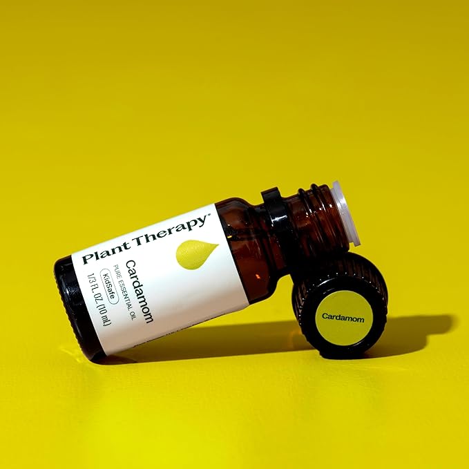 Plant Therapy Cardamom Essential Oil 10 mL (1/3 oz) 100% Pure, Undiluted, Therapeutic Grade