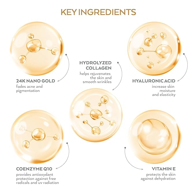 Korean Collagen Face Mask 10 pack - 24K Gold Face Mask Skin Care - Premium Alternative to Korean Sheet Masks - Deep Collagen Mask For Face, Skin - Hydrating Face Masks Skincare