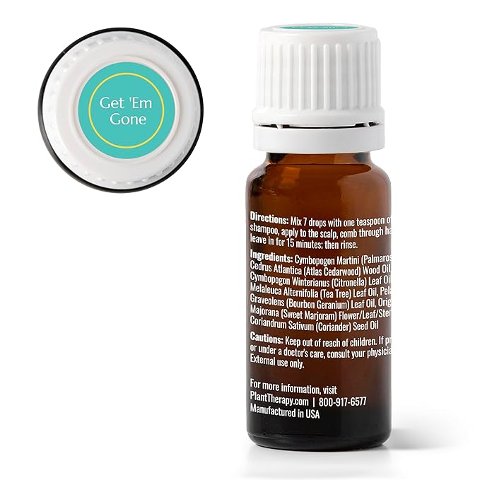 Plant Therapy KidSafe Get 'Em Gone Essential Oil Blend 10 mL (1/3 oz) 100% Pure, Undiluted, Therapeutic Grade