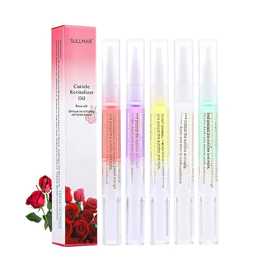 Nail Nutrition Pen - 5pcs Cuticle Oil Pen for Nail Strengthening & Care (DIY & Salon)