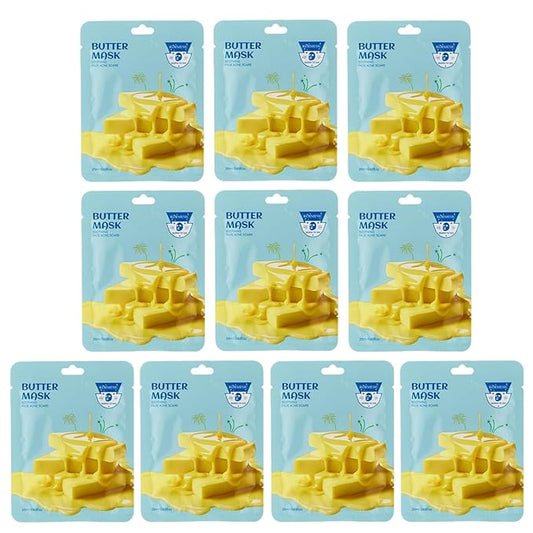 10-Piece Butter Moisturizing & Nourishing Mask Set - Essential Skincare for Men and Women (COLOR-5)