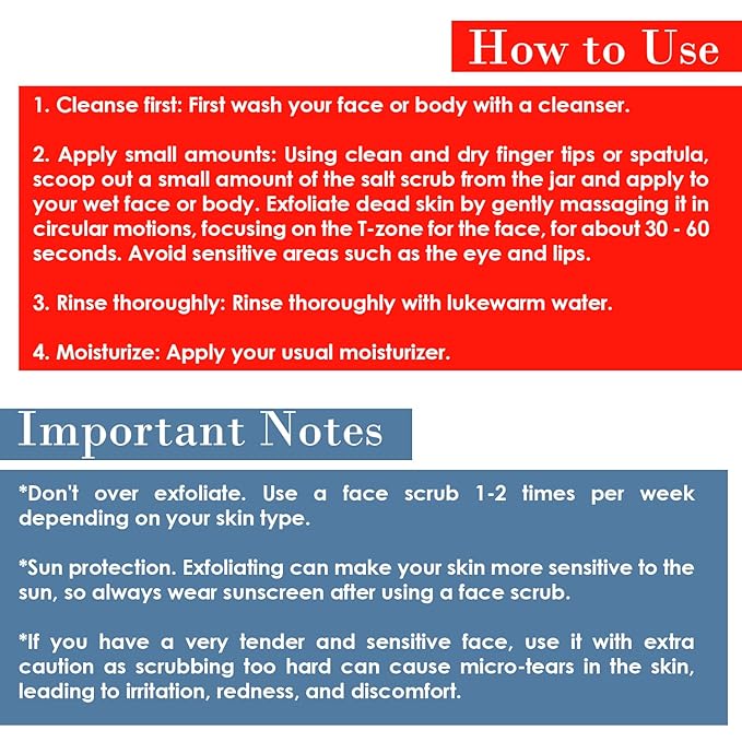 BIBLEnBeautyoils Salt Scrub, Face and Body Scrub with Frankincense, Myrrh, Orange, Dead Sea Salt Scrub, Exfoliating Sea Salt Scrub, Deep Cleansing Moisturizing Body Salt Scrub