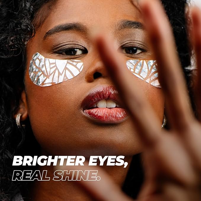 Vitamasques Diamond Eye Pads 3-Pack - Soothing and Rejuvenating Eye Patches Korean Skin Care Reduce Fine Lines, Puffiness & Dark Circles